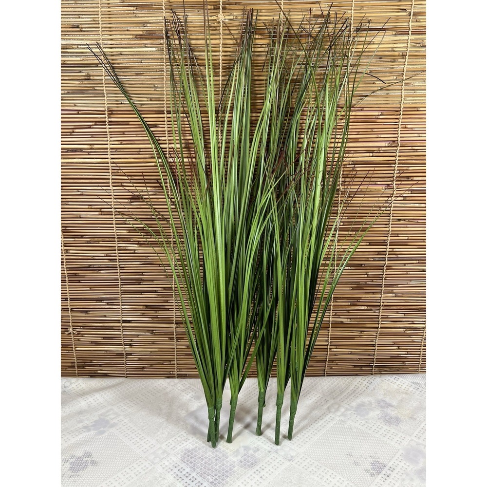 7 Pcs 21" Outdoor Artificial Plants Faux ,fake Grass‎ Greenery Fake Shrubs Plant